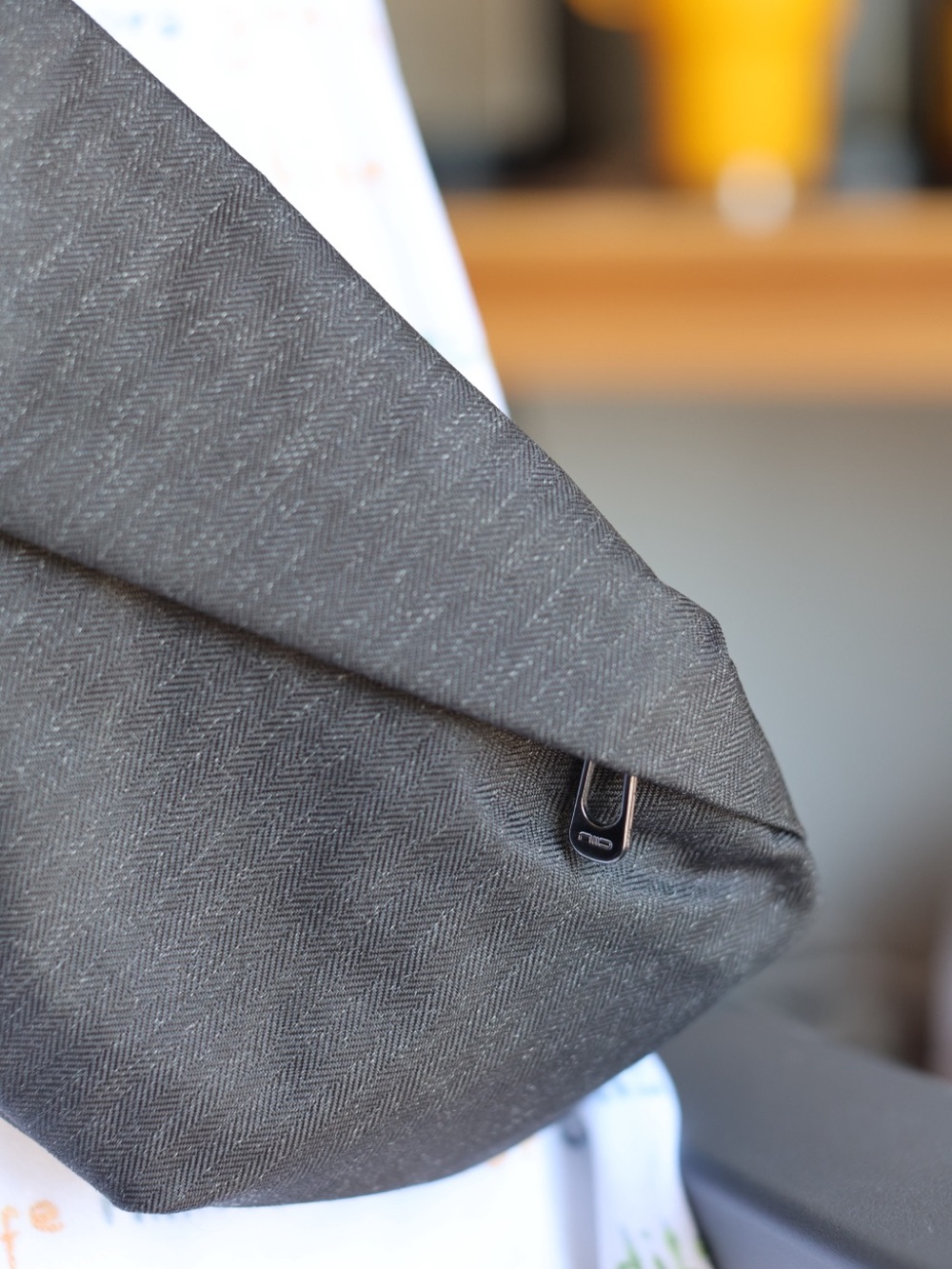 Sleek Black Crossbody Sling Bag by (No Brand) - Picture 3 of 7